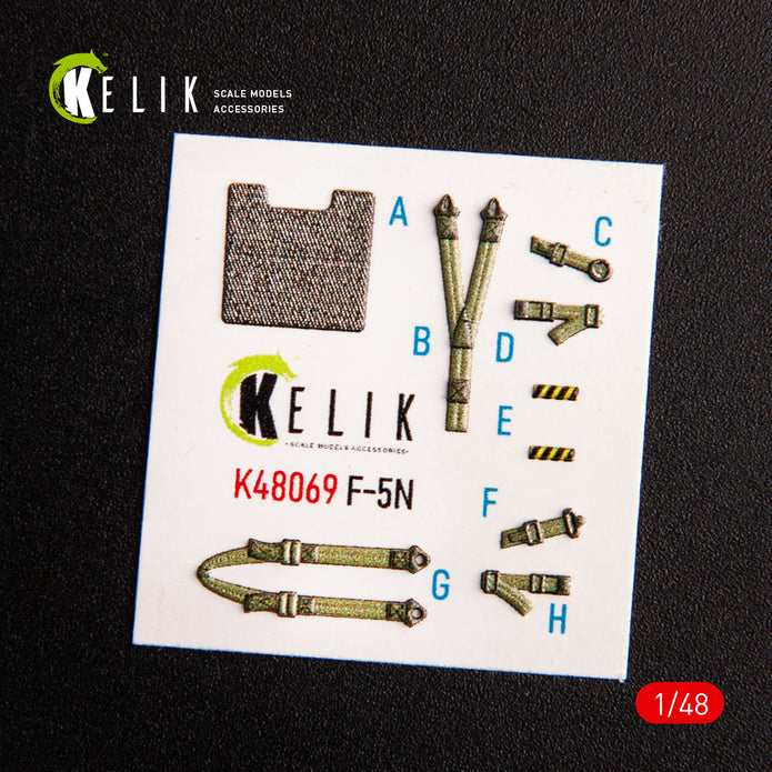 3D Decals Interior Aircraft Northrop F-5N (for AFV Club Plastic Model Kit) Scale 1:48 KeliK K48069 USA