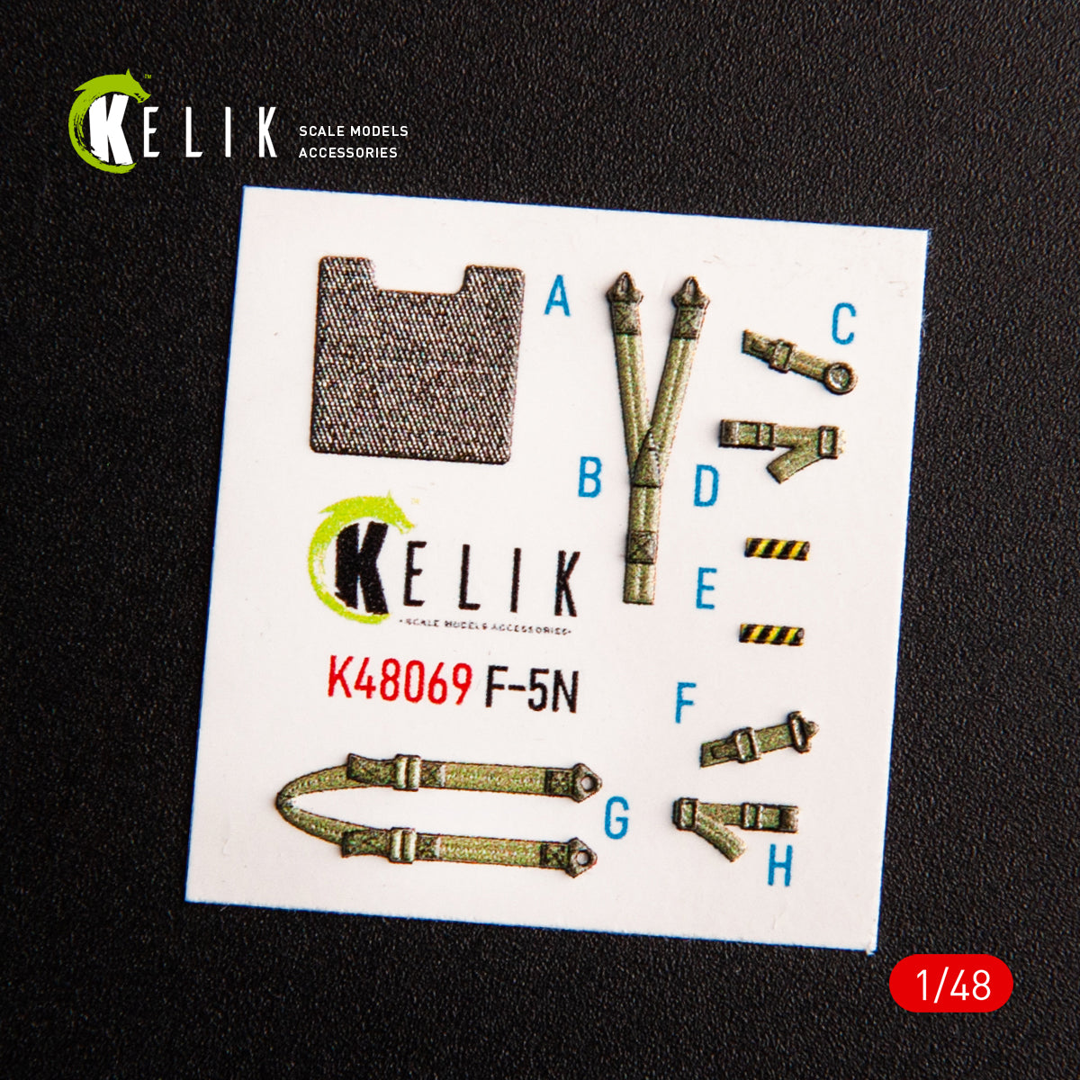 3D Decals Interior Aircraft Northrop F-5N (for AFV Club Plastic Model Kit) Scale 1:48 KeliK K48069 USA