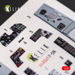 3D Decals Interior Aircraft Northrop F-5N (for AFV Club Plastic Model Kit) Scale 1:48 KeliK K48069 USA
