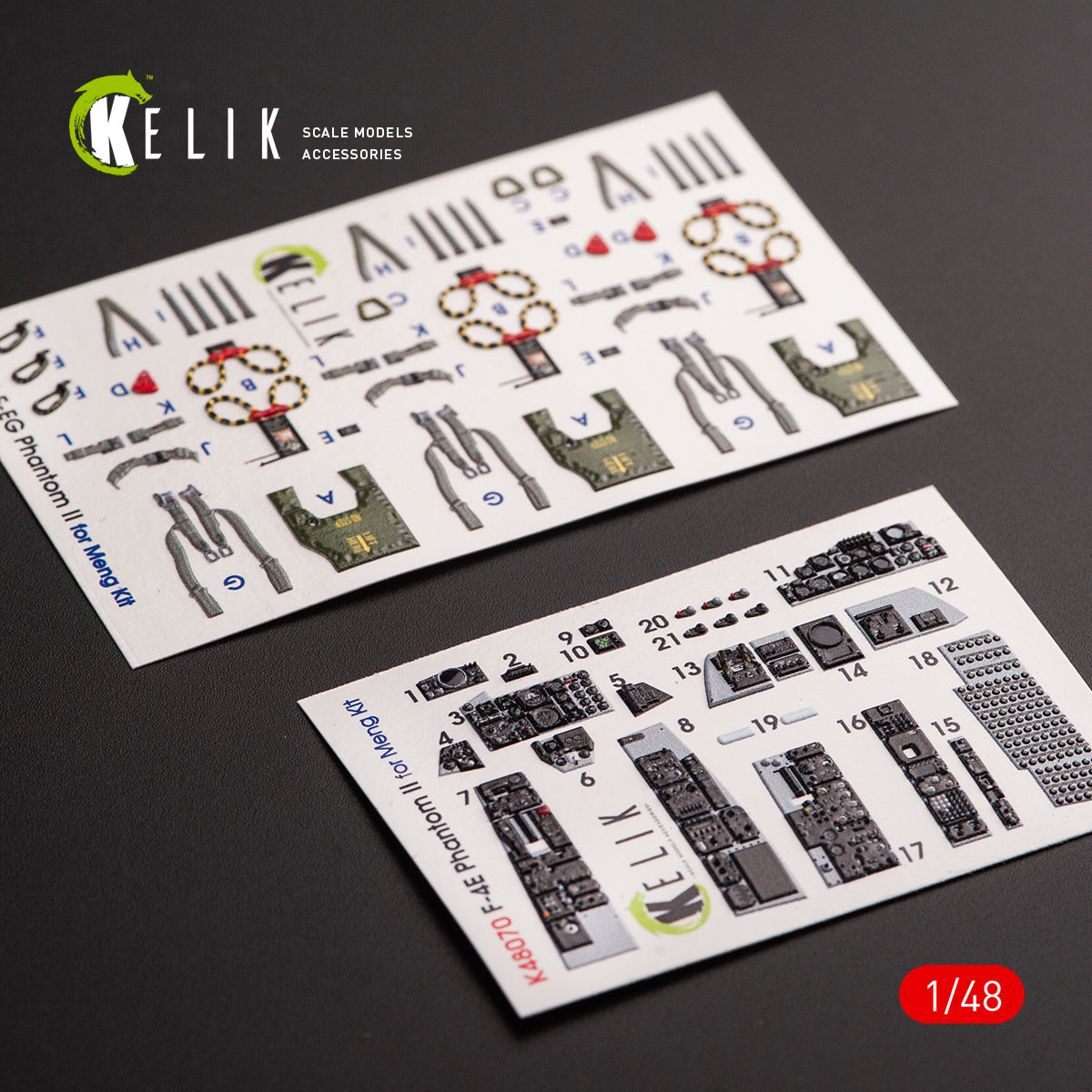 3D Decals Interior Aircraft McDonnell Douglas F-4E 
