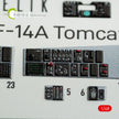3D Decals Interior Aircraft Grumman F-14A Tomcat (for Italeri Plastic Model Kit) Scale 1:48 KeliK K48074 USA