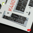3D Decals Interior Aircraft Grumman F-14A Tomcat (for Italeri Plastic Model Kit) Scale 1:48 KeliK K48074 USA