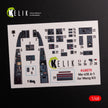 3D Decals Interior Aircraft Messerschmitt Me-410 A1 (for Meng Model Plastic Model Kit) Scale 1:48 KeliK K48075 Germany (WW2)
