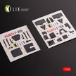 3D Decals Interior Aircraft F-35B Lightning II (for Tamiya Plastic Model Kit) Scale 1:48 KeliK K48076 USA