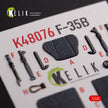 3D Decals Interior Aircraft F-35B Lightning II (for Tamiya Plastic Model Kit) Scale 1:48 KeliK K48076 USA