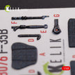 3D Decals Interior Aircraft F-35B Lightning II (for Tamiya Plastic Model Kit) Scale 1:48 KeliK K48076 USA