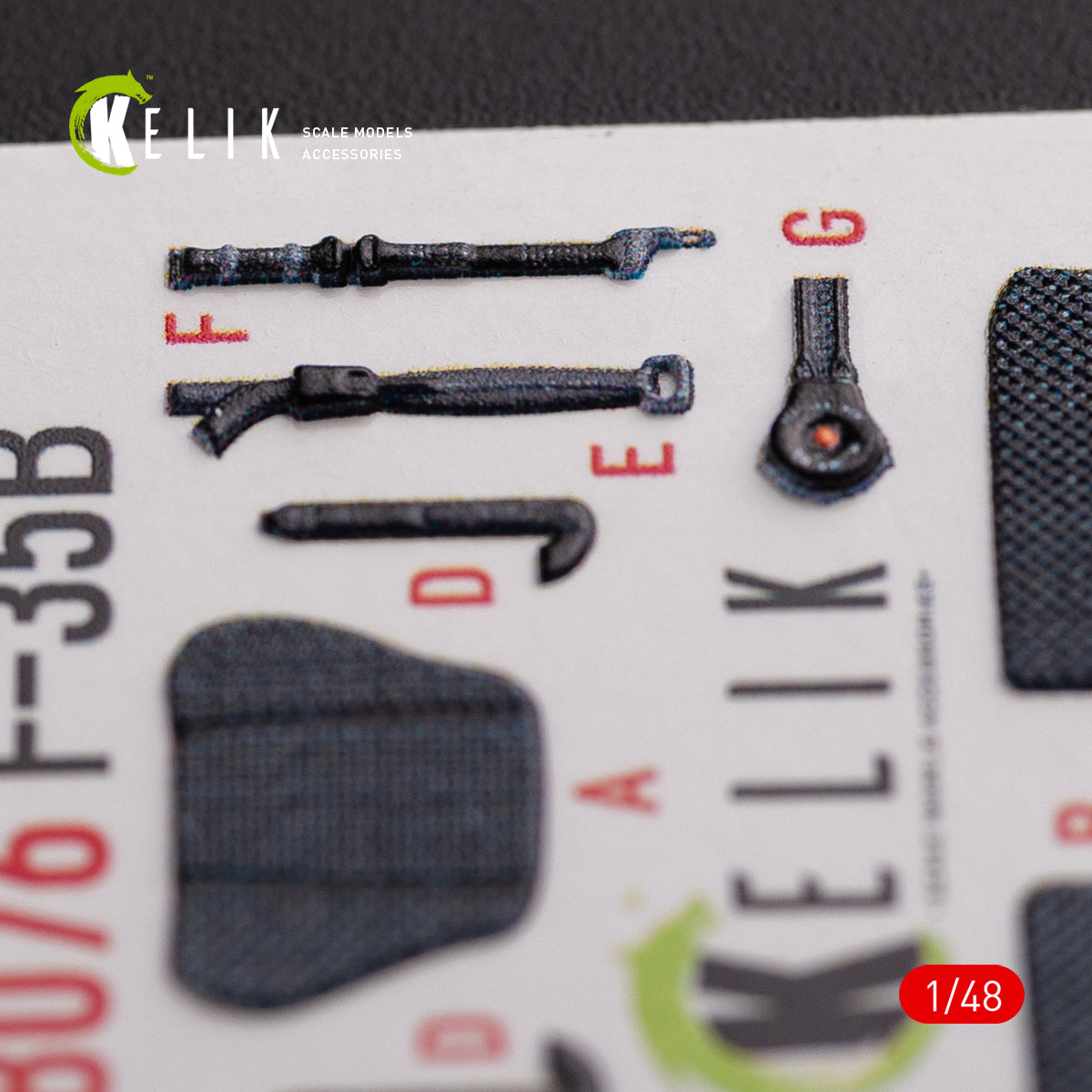 3D Decals Interior Aircraft F-35B Lightning II (for Tamiya Plastic Model Kit) Scale 1:48 KeliK K48076 USA