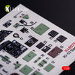 3D Decals Interior Aircraft Mitsubishi Ki-51 Sonia (for WingsyKits Plastic Model Kit) Scale 1:48 KeliK K48077 Japan (WW2)