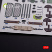 3D Decals Interior Aircraft Mitsubishi Ki-51 Sonia (for WingsyKits Plastic Model Kit) Scale 1:48 KeliK K48077 Japan (WW2)