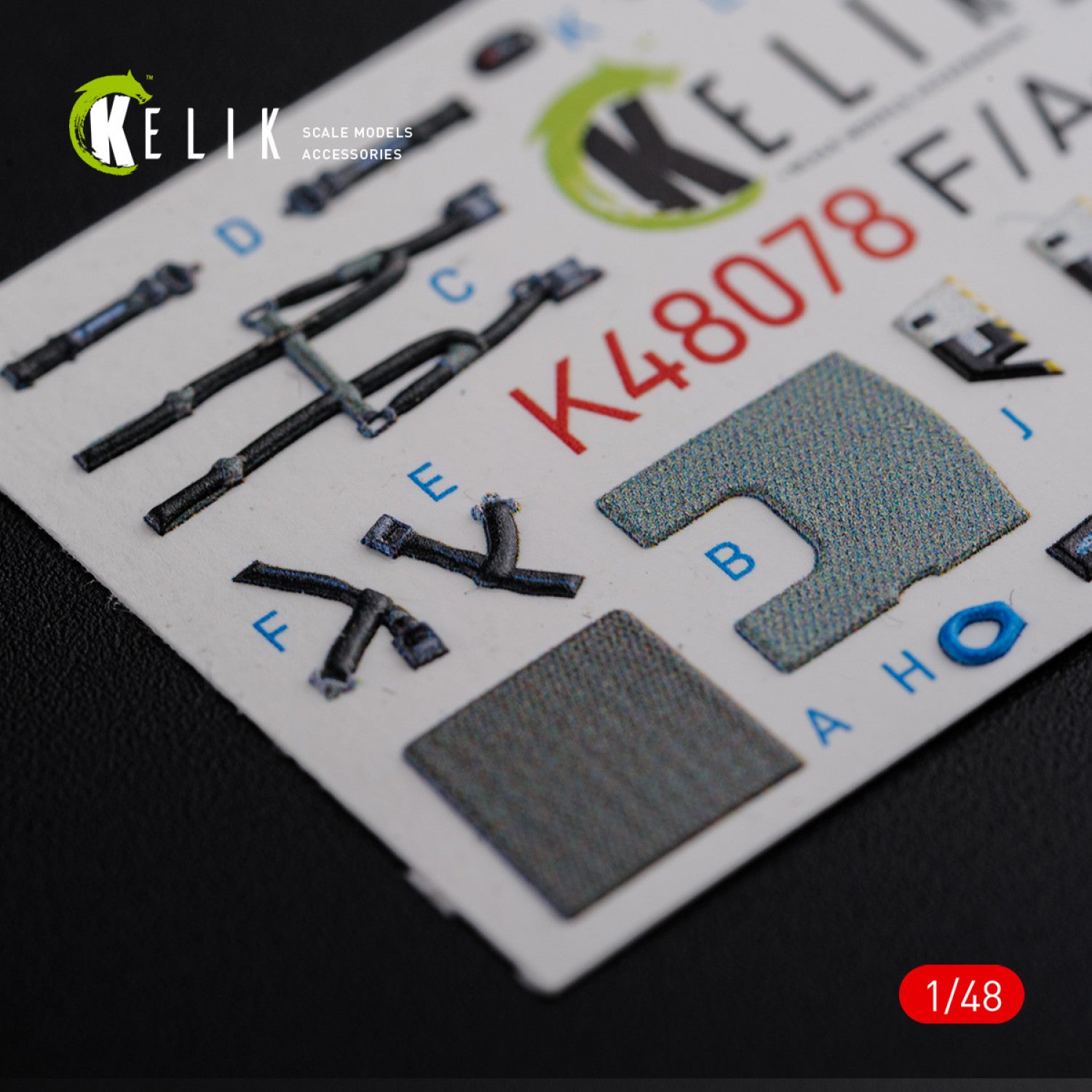 3D Decals Interior Aircraft Boeing F/A-18F Super Hornet (for MENG Plastic Model Kit) Scale 1:48 KeliK K48078 USA