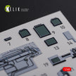 3D Decals Interior Aircraft Boeing F/A-18F Super Hornet (for MENG Plastic Model Kit) Scale 1:48 KeliK K48078 USA