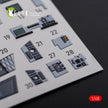 3D Decals Interior Aircraft Boeing F/A-18F Super Hornet (for MENG Plastic Model Kit) Scale 1:48 KeliK K48078 USA