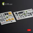 3D Decals Interior Aircraft Martin B-26B Marauder (for ICM Plastic Model Kit) Scale 1:48 KeliK K48084 USA (WW2)