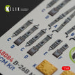3D Decals Interior Aircraft Martin B-26B Marauder (for ICM Plastic Model Kit) Scale 1:48 KeliK K48084 USA (WW2)