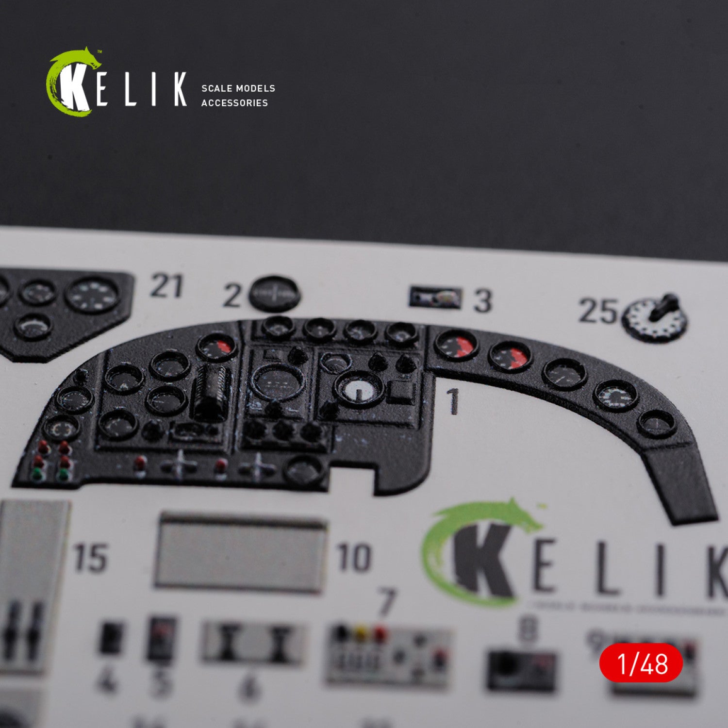 3D Decals Interior Aircraft Mitsubishi KI-21 (for ICM Plastic Model Kit) Scale 1:48 KeliK K48085 Japan (WW2)
