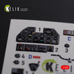 3D Decals Interior Aircraft Curtiss P-40N Warhawk (for Academy Plastic Model Kit) Scale 1:48 KeliK K48086 USA (WW2)