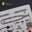 3D Decals Interior Aircraft Curtiss P-40N Warhawk (for Academy Plastic Model Kit) Scale 1:48 KeliK K48086 USA (WW2)