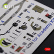 3D Decals Interior Aircraft Curtiss P-40N Warhawk (for Academy Plastic Model Kit) Scale 1:48 KeliK K48086 USA (WW2)
