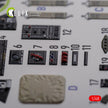 3D Decals Interior Aircraft Grumman TBF-1C Avenger (for Academy Plastic Model Kit) Scale 1:48 KeliK K48087 USA (WW2)