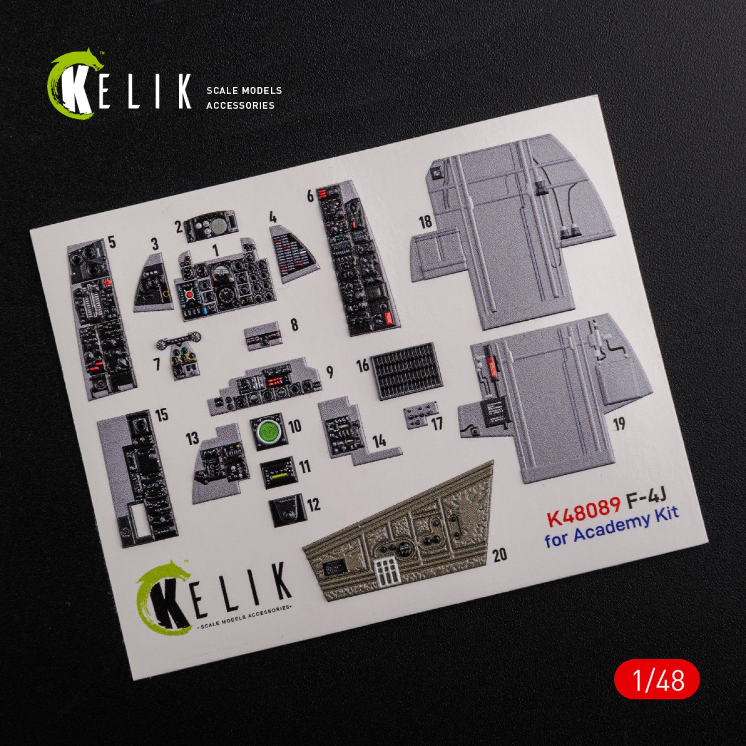 3D Decals Interior Aircraft McDonnell Douglas F-4J 