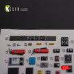 3D Decals Interior Helicopters Boeing Vertol CH-46E Cargo compartment (for Academy Plastic Model Kit) Scale 1:48 KeliK K48091 USA