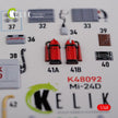 3D Decals Interior Helicopters Mi-24D (Hind-D) (for Trumpeter Plastic Model Kit) Scale 1:48 KeliK K48092 Ukraine/USSR