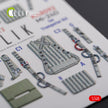 3D Decals Interior Helicopters Mi-24D (Hind-D) (for Trumpeter Plastic Model Kit) Scale 1:48 KeliK K48092 Ukraine/USSR