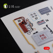 3D Decals Interior Helicopters Mi-24D (Hind-D) (for Trumpeter Plastic Model Kit) Scale 1:48 KeliK K48092 Ukraine/USSR