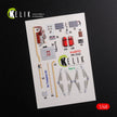 3D Decals Interior Helicopters Mi-24D (Hind-D) (for Trumpeter Plastic Model Kit) Scale 1:48 KeliK K48092 Ukraine/USSR
