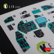 3D Decals Interior Helicopters Mi-24D (Hind-D) (for Trumpeter Plastic Model Kit) Scale 1:48 KeliK K48092 Ukraine/USSR