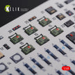 3D Decals Interior Helicopters Boeing CH-47F Chinook (for Italeri Plastic Model Kit) Scale 1:48 KeliK K48093 USA