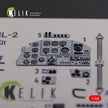 3D Decals Interior Aircraft IL-2 Shturmovik (for Tamiya Plastic Model Kit) Scale 1:48 KeliK K48094 USSR (WW2)