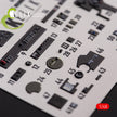 Lockheed Р-38F Lightning. Interior 3D Decals (for Academy Aircraft model kit) Scale 1:48 KeliK K48108