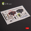 Gloster E28/39 Pioneer. Interior 3D Decals (for Clear Prop Aircraft model kit) Scale 1:48 KeliK K48110