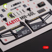Sikorsky MH-60L Black Hawk. Interior 3D Decals (for ICM Helicopter model kit) Scale 1:48 KeliK K48112