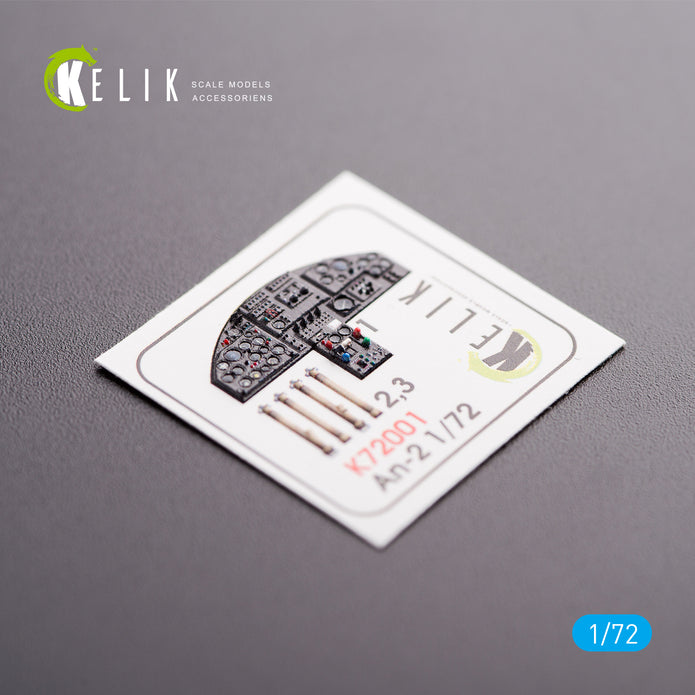 Interior 3D Decals Aircraft AN-2 Colt (for Trumpeter model kit) KeliK K72001 Scale 1:72 Ukraine/USSR