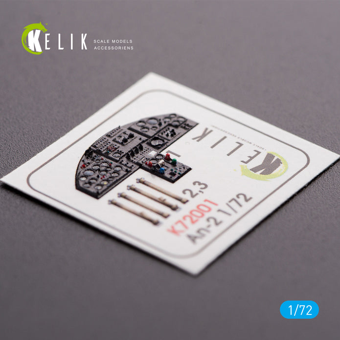 Interior 3D Decals Aircraft AN-2 Colt (for Trumpeter model kit) KeliK K72001 Scale 1:72 Ukraine/USSR