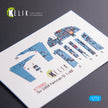 Interior 3D Decals Aircraft SU-24M Fencer (for Trumpeter model kit) KeliK K72003 Scale 1:72 Ukraine/USSR