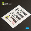 Interior 3D Decals Aircraft General Dynamics F-16D Fighting Falcon (for Kinetic model kit) KeliK K72011 Scale 1:72 USA