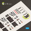 Interior 3D Decals Aircraft General Dynamics F-16I Sufa (for Kinetic model kit) KeliK K72016 Scale 1:72 Israel