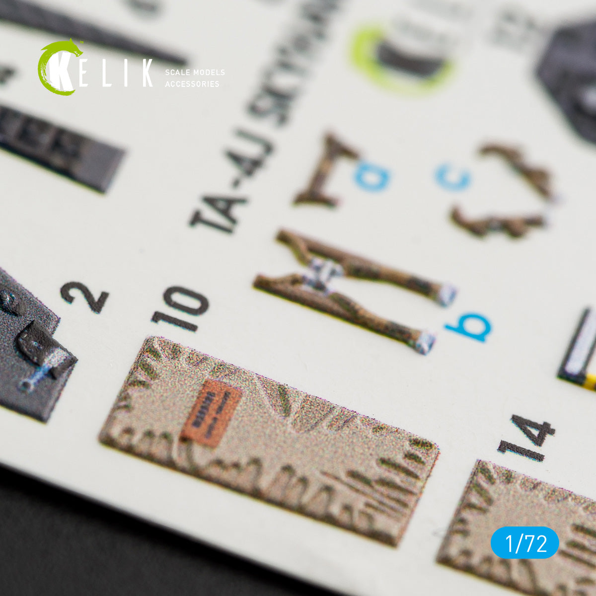 Interior 3D Decals Aircraft Douglas TA4J Skyhawk (for Fujimi/Hobby2000 model kit) KeliK K72018 Scale 1:72 USA
