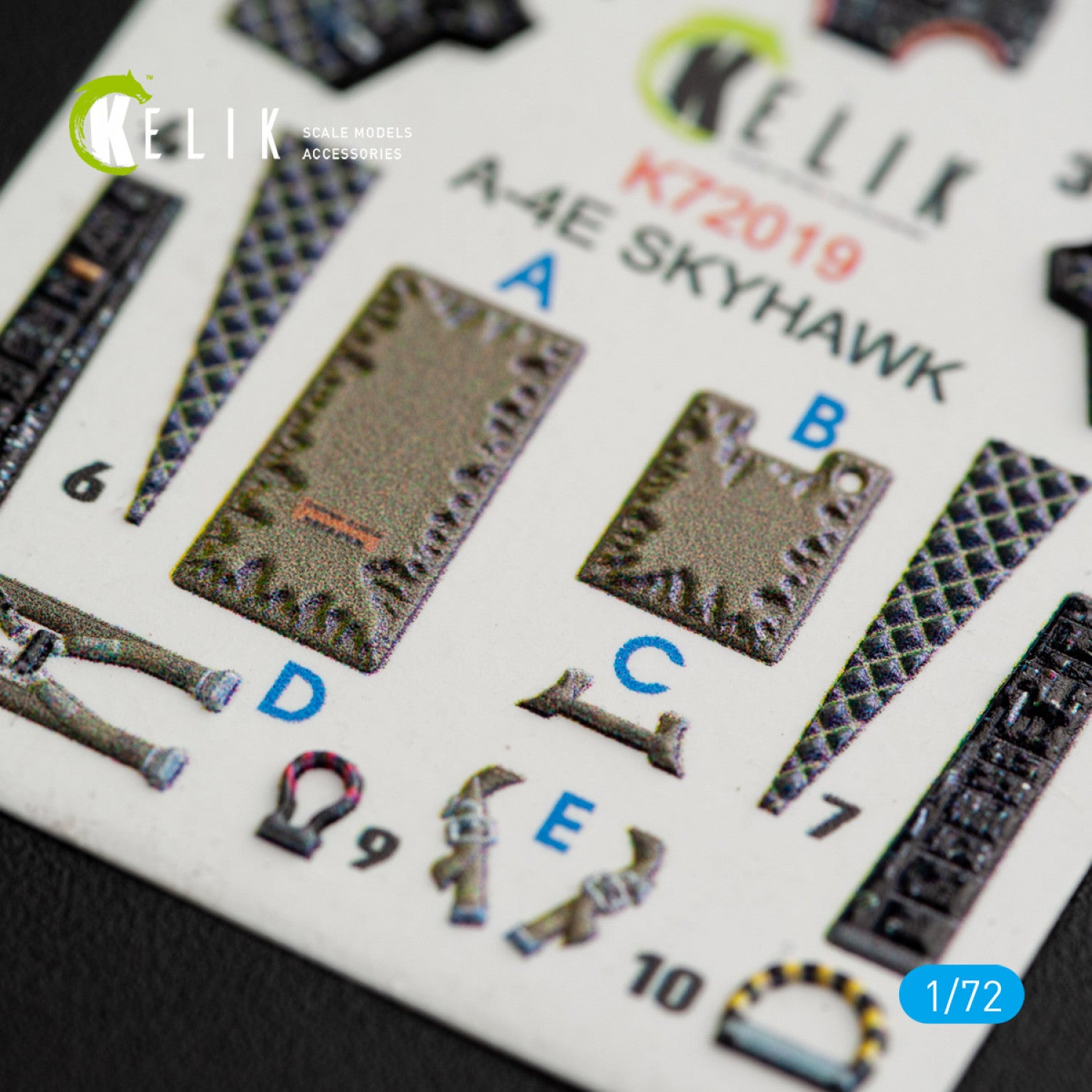 Interior 3D Decals Aircraft Douglas A-4E Skyhawk (for Fujimi/Hobby 2000 model kit) KeliK K72019 Scale 1:72 USA