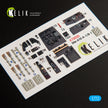 Interior 3D Decals Aircraft Messerschmitt Me-410 A-1/B-1 (for Fine Molds model kit) KeliK K72020 Scale 1:72 Germany (WW2)