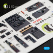 Interior 3D Decals Aircraft Messerschmitt Me-410 A-1/B-1 (for Fine Molds model kit) KeliK K72020 Scale 1:72 Germany (WW2)