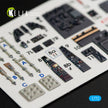 Interior 3D Decals Aircraft Messerschmitt Me-410 A-1/B-1 (for Fine Molds model kit) KeliK K72020 Scale 1:72 Germany (WW2)