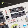 Interior 3D Decals Aircraft Messerschmitt Me-410 A-1/B-1 (for Fine Molds model kit) KeliK K72020 Scale 1:72 Germany (WW2)