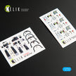 Interior 3D Decals Aircraft McDonnell Douglas RF-4EJ (for Fine Molds model kit) KeliK K72022 Scale 1:72 USA