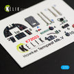 Interior 3D Decals Aircraft Hawker Tempest Mk.V (for Airfix model kit) KeliK K72023 Scale 1:72 United Kingdom (WW2)