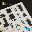 Interior 3D Decals Helicopters Bell UH-1Y Venom (for Dream Model kit) KeliK K72026 Scale 1:72 USA