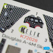 Interior 3D Decals Aircraft Douglas A-4M Skyhawk (for Fujimi/Hobby 2000 model kit) KeliK K72028 Scale 1:72 USA